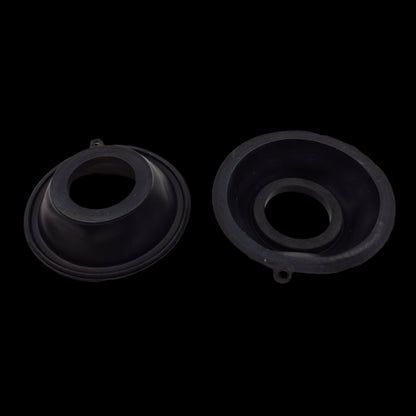 K-72-S carburateur diafragma membraan voor Keihin carburateurs - o.a. Honda NT650 NTV650 VT600 Shadow VT750 PC800 CB1300 en meer - voor en achter aanzicht detailfoto