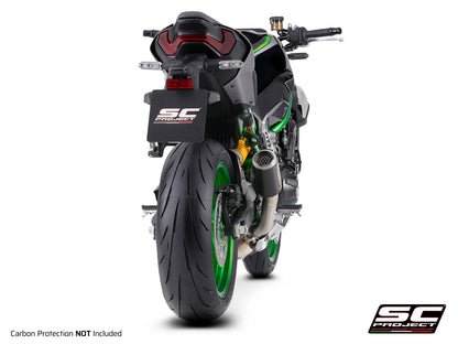 CR-T carbon uitlaatdemper (EURO5+) Kawasaki Z900 (2025+)