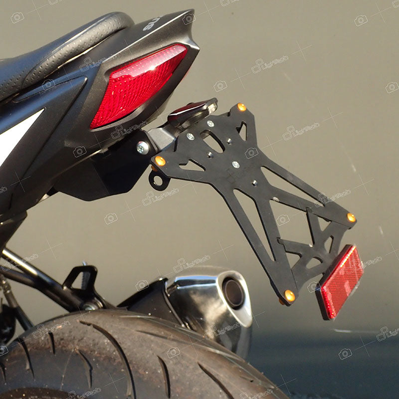 Homologated Lightech License Plate Holder - Innovation Meets Elegance - Suzuki SV 650 2016-2024