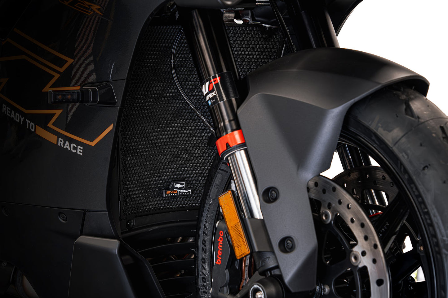 Radiatorcover Evotech (Black) - KTM 990 RC R (2026+)