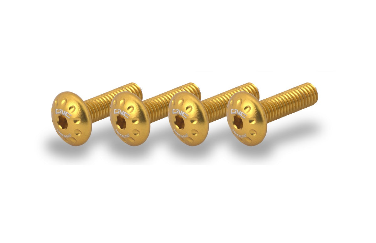 Gouden CNC Racing undertail boutenset KV475G voor Ducati Streetfighter V4, geanodiseerd aluminium.