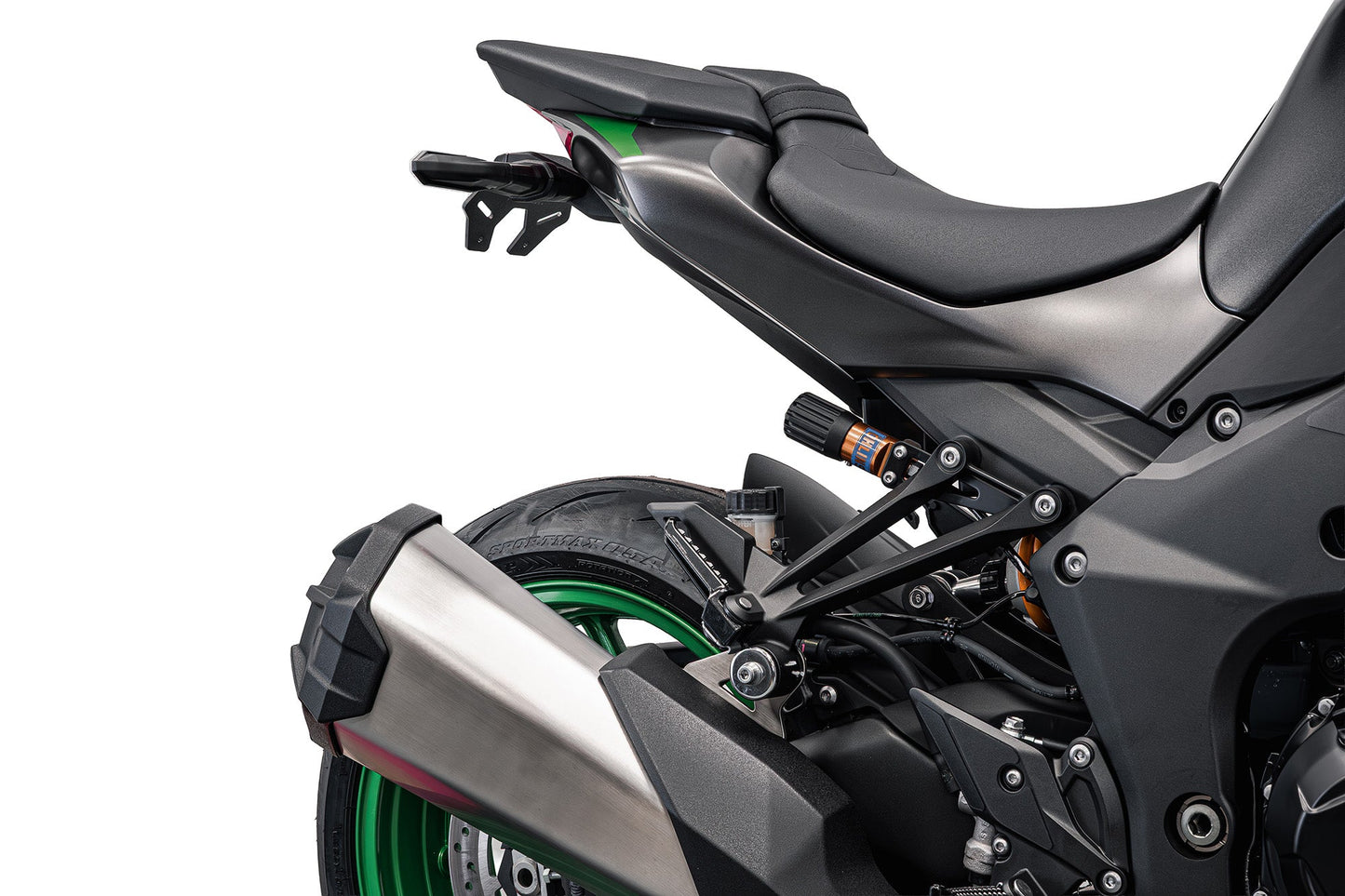 Evotech Kawasaki Z1000 license plate holder (2014 - 2022)