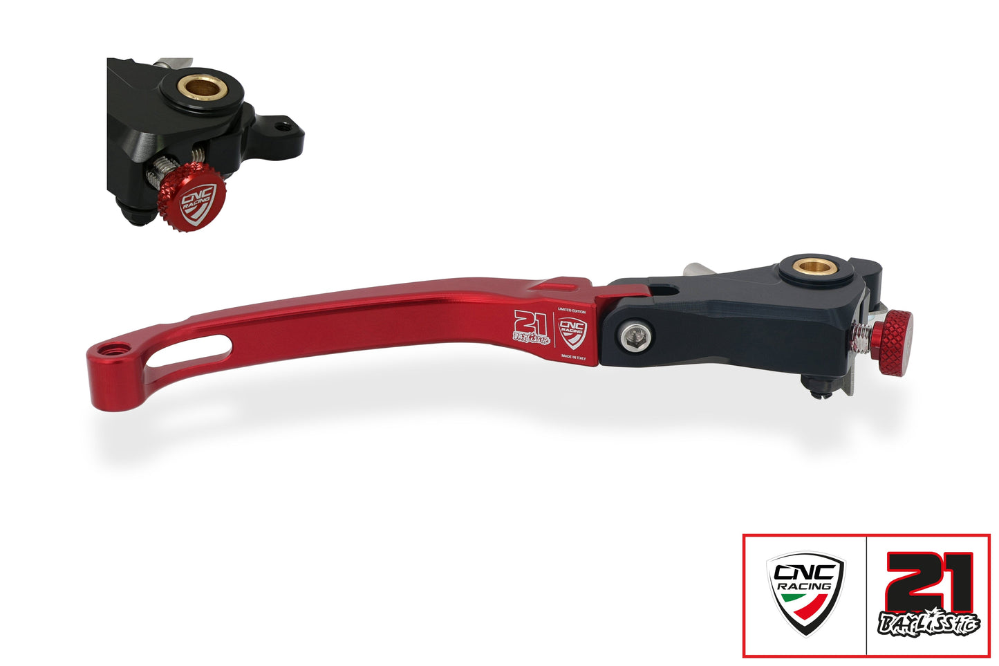 Opklapbare en verstelbare remhendel Troy Bayliss Limited Edition Ducati XDiavel S (2016-2017) rode variant