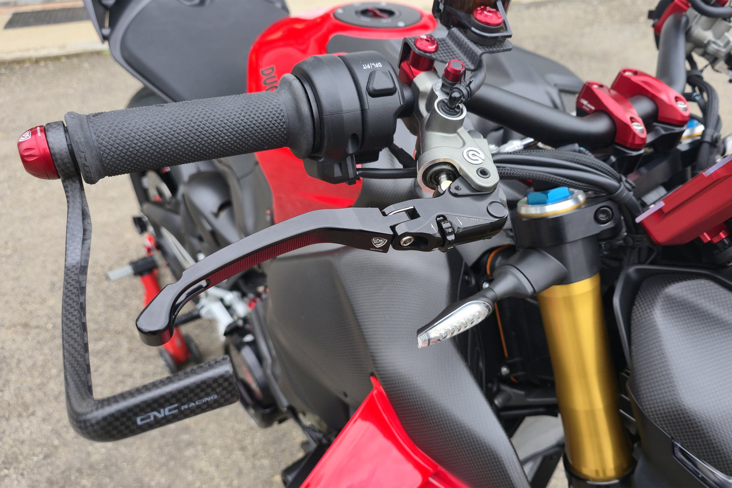 Opklapbare remhendel - met horizontale verstelknop Ducati XDiavel (2016-2017)