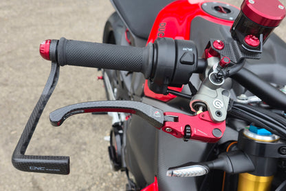 Carbon opklapbare remhendel - met horizontale verstelknop Ducati Diavel Strada (2013-2015)