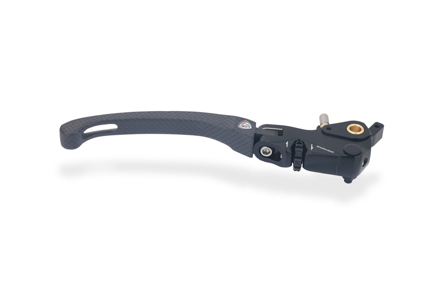 Carbon opklapbare remhendel - met horizontale verstelknop Ducati 848 (2008-2013)
