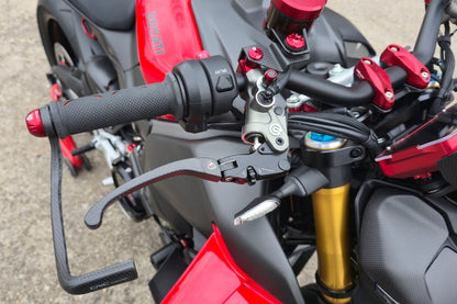Carbon opklapbare remhendel - met horizontale verstelknop Ducati Multistrada 1260 Enduro (2019-2021)