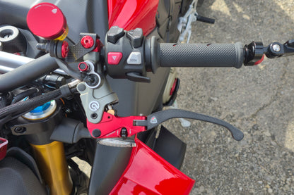 Carbon opklapbaar koppelingshendel - met rollende verstelknop Ducati Diavel (2014-2018)