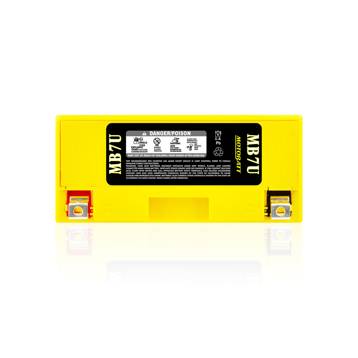 Motobatt MB7U SLA battery 12V / 7AH / 100CCA (7.4AH 20HR / 324PHCA)