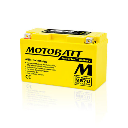 Motobatt MB7U SLA battery 12V / 7AH / 100CCA (7.4AH 20HR / 324PHCA)