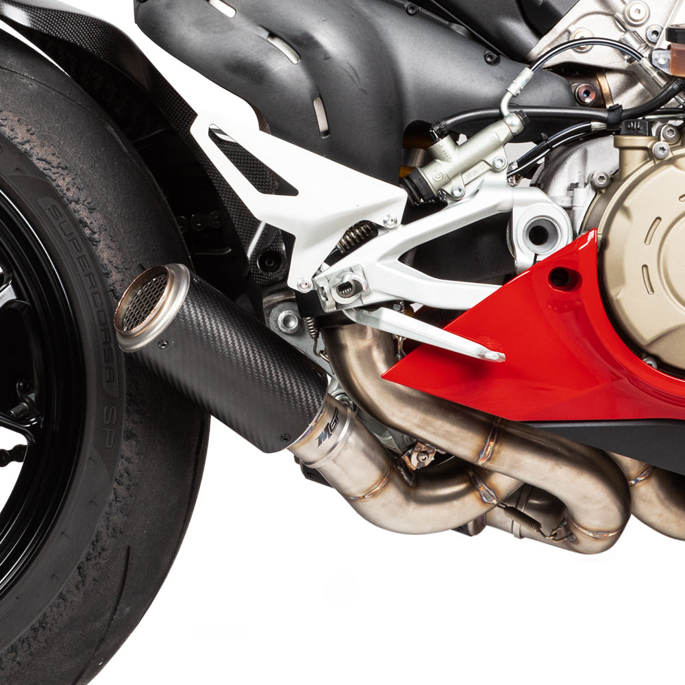 MGP slip-on Stinger uitlaat voor Panigale V4 en Streetfighter V4