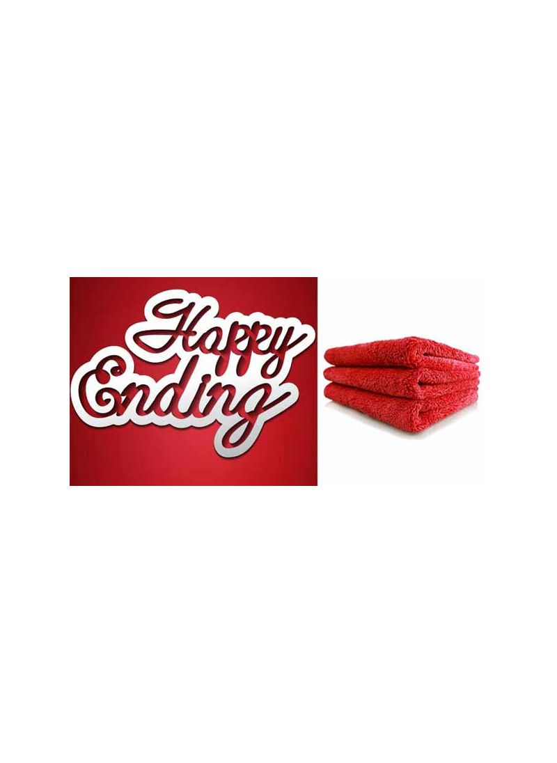 Chemical Guys - Happy Ending Edgeless Microfiber Towel Red