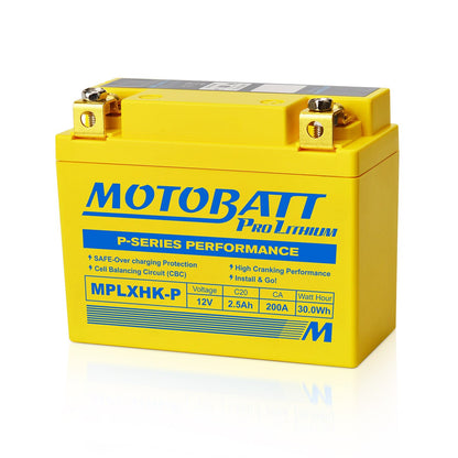 Motobatt MPLXHK-P Pro Lithium battery 12V / 165cca (2.2AH)