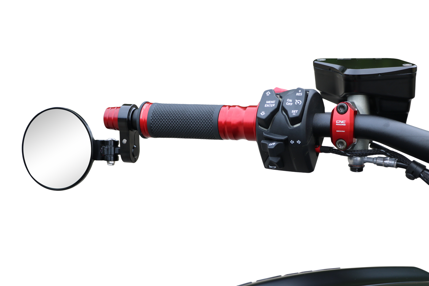 Bar -end mirror Rocket Left - Universal