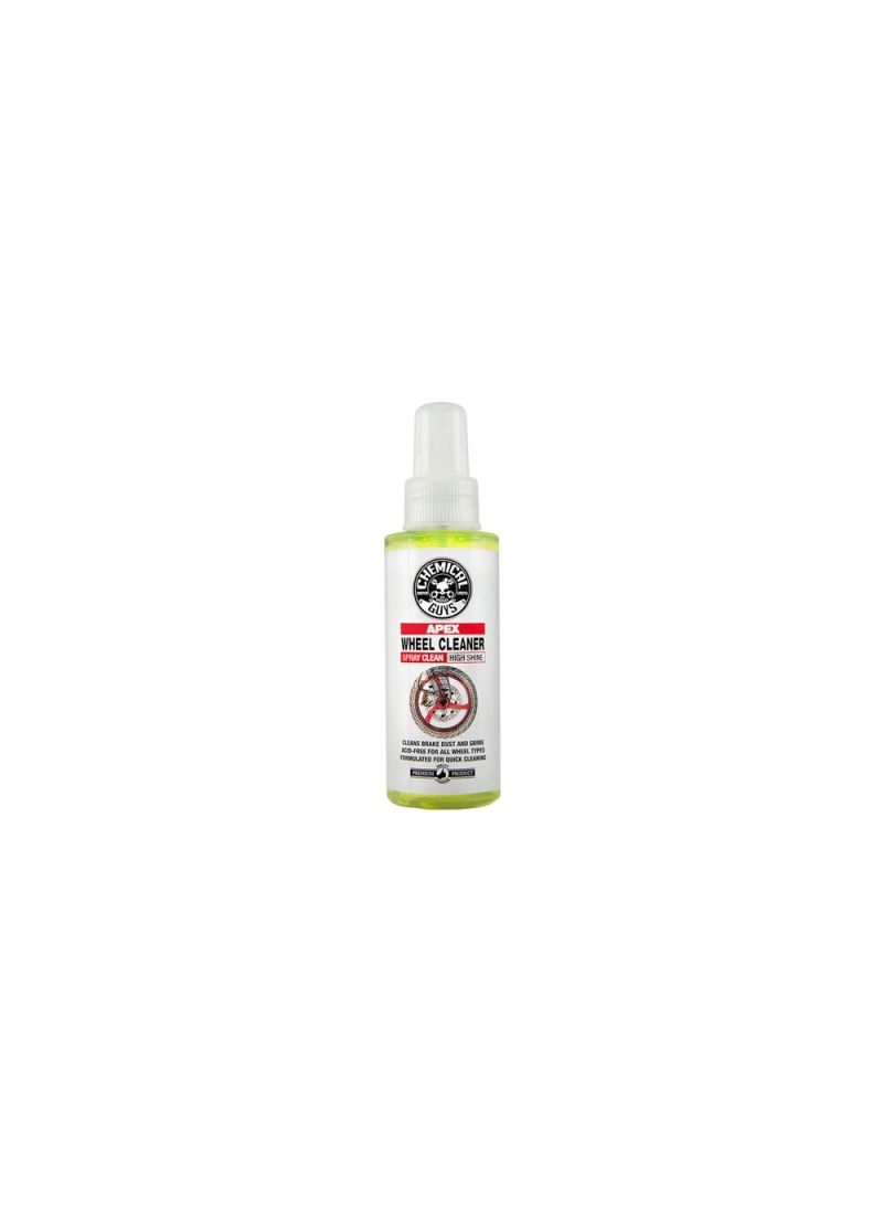 Chemical Guys - Apex Wheel Cleaner Spray encendido, limpieza de ruedas y neumáticos para motocicletas - 118 ml