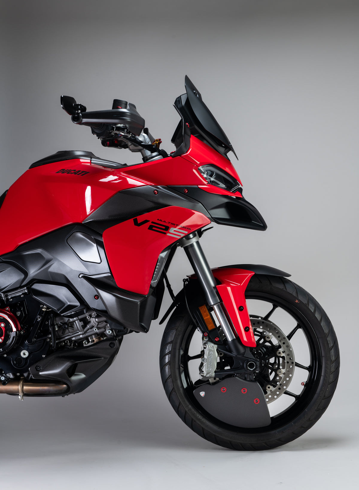 GP Ducts Evo – Carbon Voorremkoeling voor Ducati Multistrada V2S (2025+)