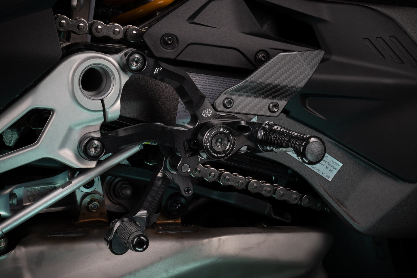 Gilles verstelbare remschakelset Ducati Streetfighter V4 S (2025+)