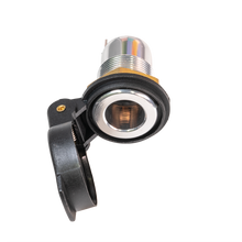 OptiMate O-18s paneelmontage socket Ø18mm – DIN naar 6.3mm blades – 15A max