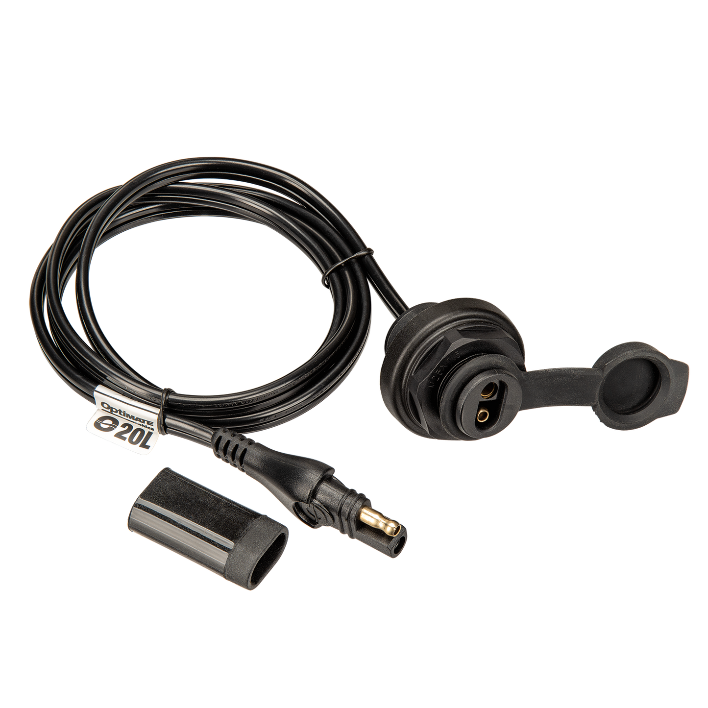 OptiMate O-20L paneelinbouw socket Ø25 mm – extender –  SAE naar SAE  –  13A max