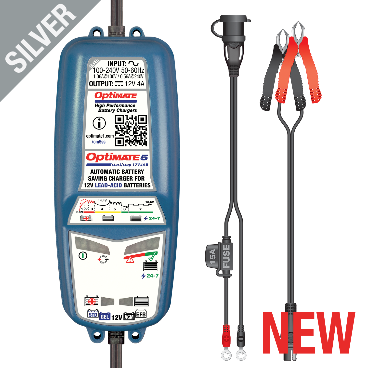 OptiMate 5 acculader 12V 4A