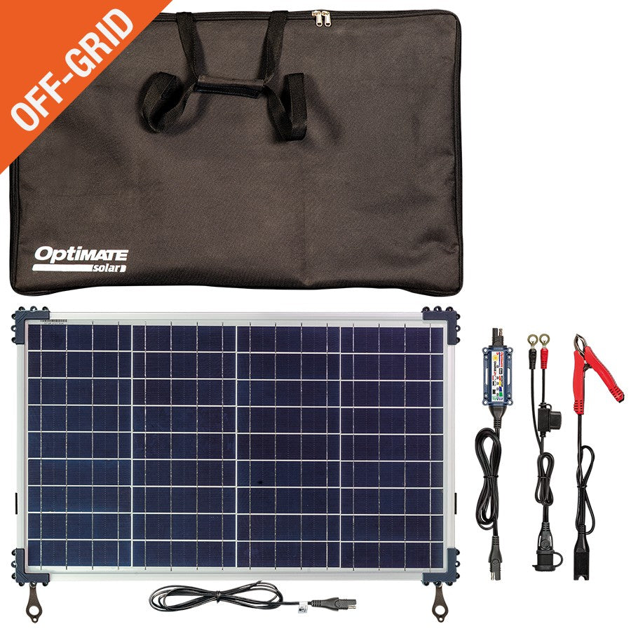 OptiMate Solar DUO 40W Travel Kit zonnepaneellader