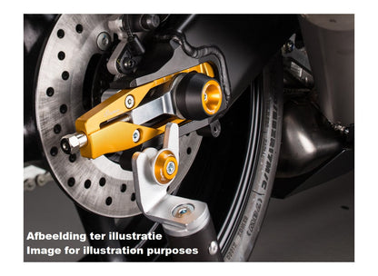 Lightech Front and Rear Axle Slider Set Gold Aprilia RS660 Tuono 660