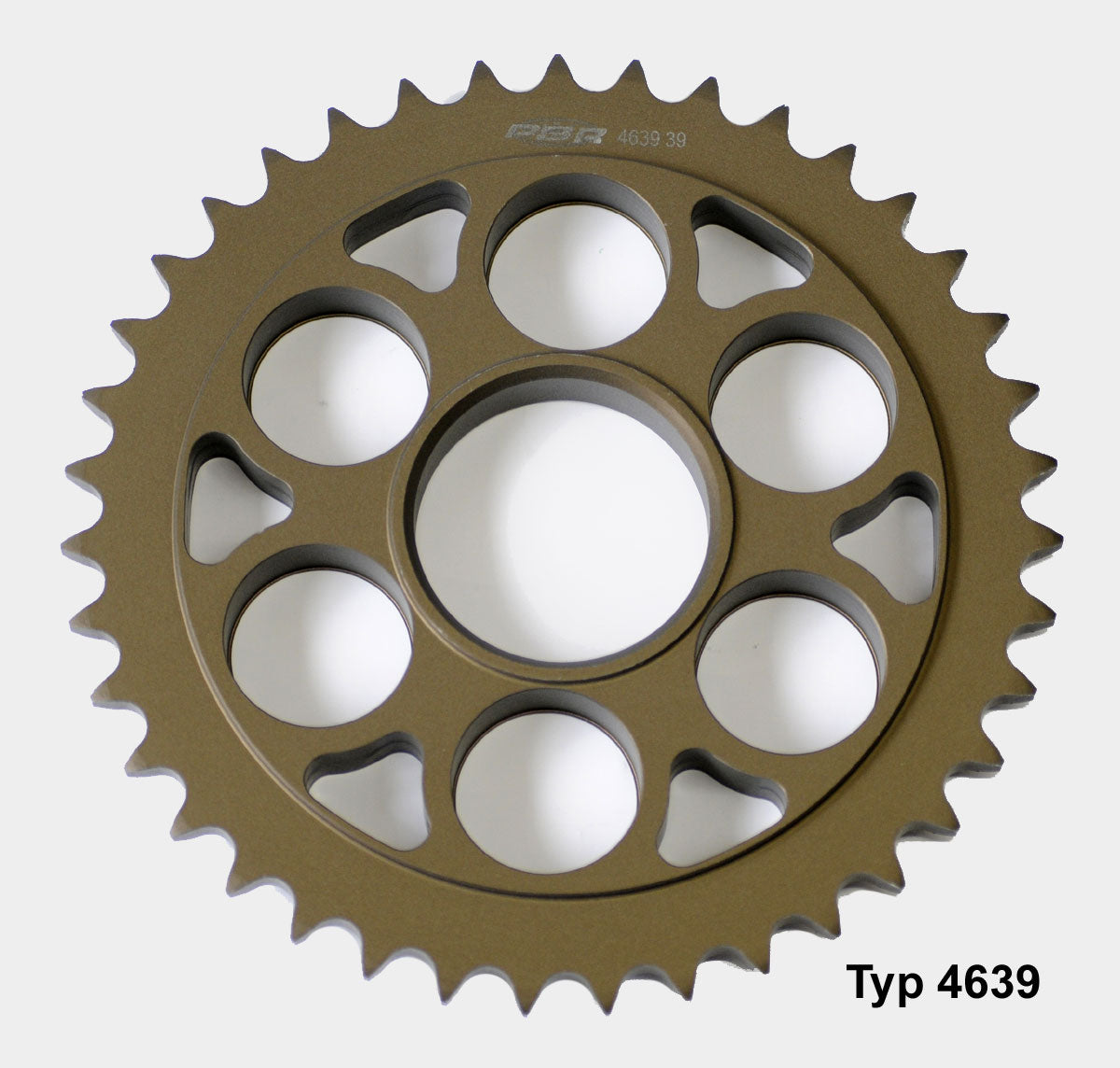 Outletdeal: PBR Aluminium ultralicht hard geanodiseerd achtertandwiel 4639 - 525 - 38-tands