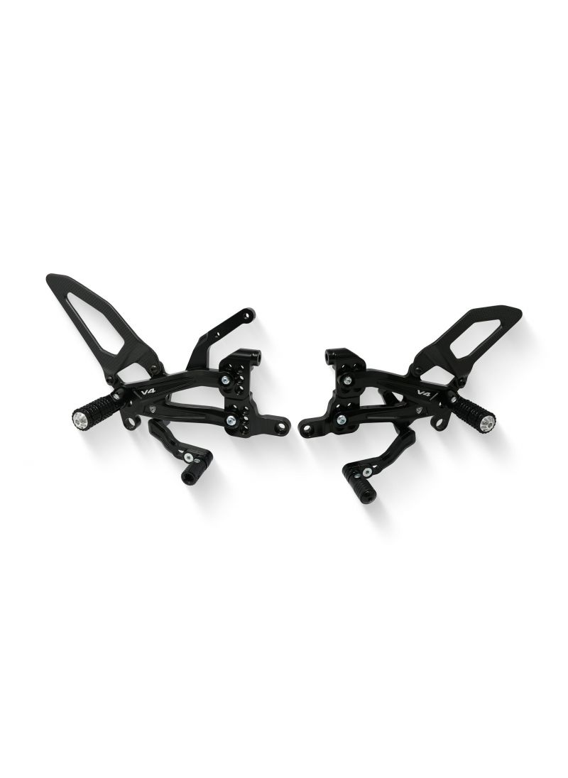 Adjustable rear set RPS EASY for Ducati Panigale V4R with road and reverse shift