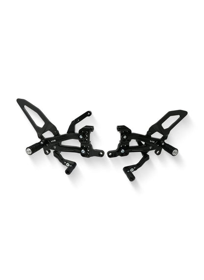 Adjustable rear set RPS EASY for Ducati Panigale V4R with road and reverse shift