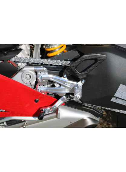 Adjustable rear set RPS EASY for Ducati Panigale V4R with road and reverse shift