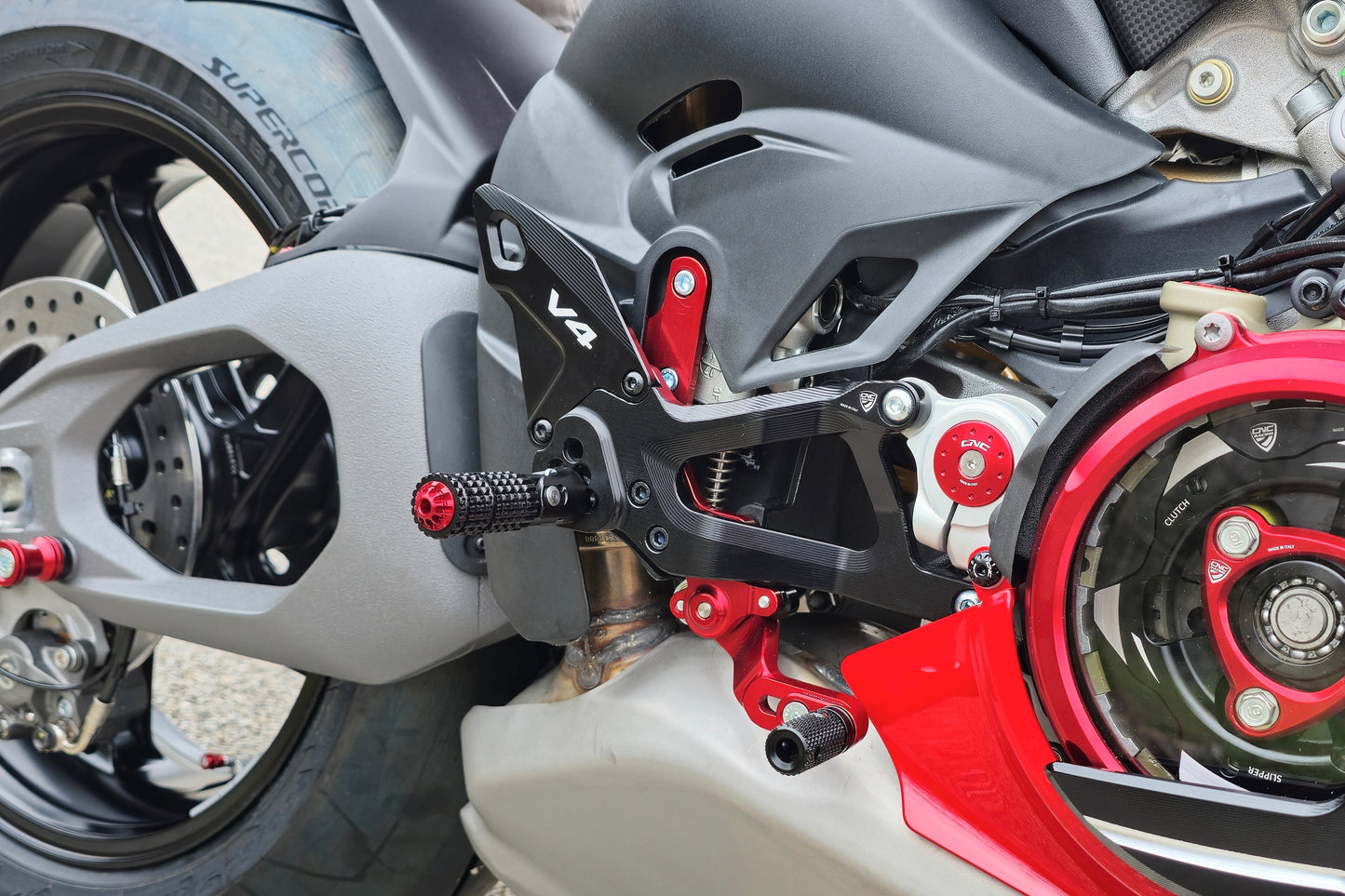 Adjustable rear sets RPS Ducati Panigale V4 Tricolore Italia (2025+)