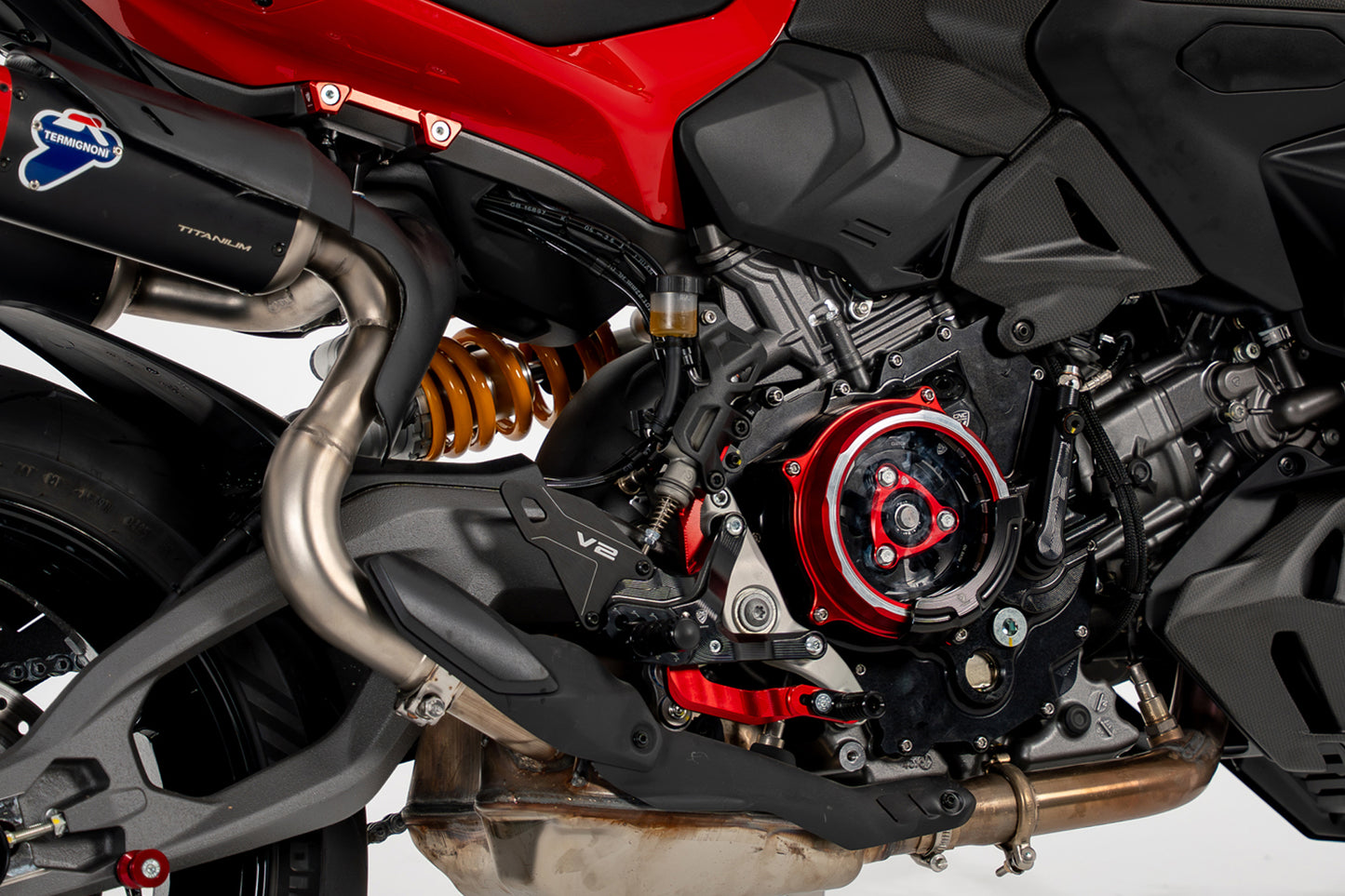 Verstelbare remschakelset PE419 CNC Racing - Ducati Streetfighter V2 (2025+)