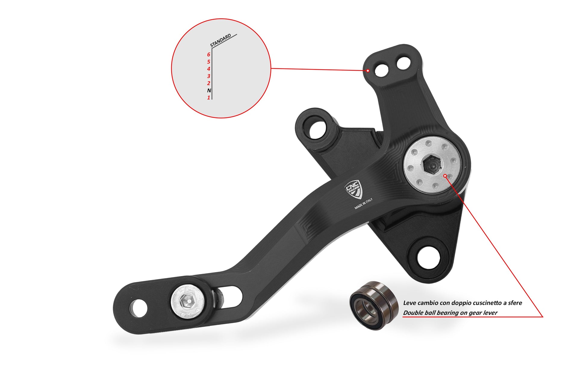 Schakelpedaal 'Slide' - Ducati Multistrada V4 (2021-2024)