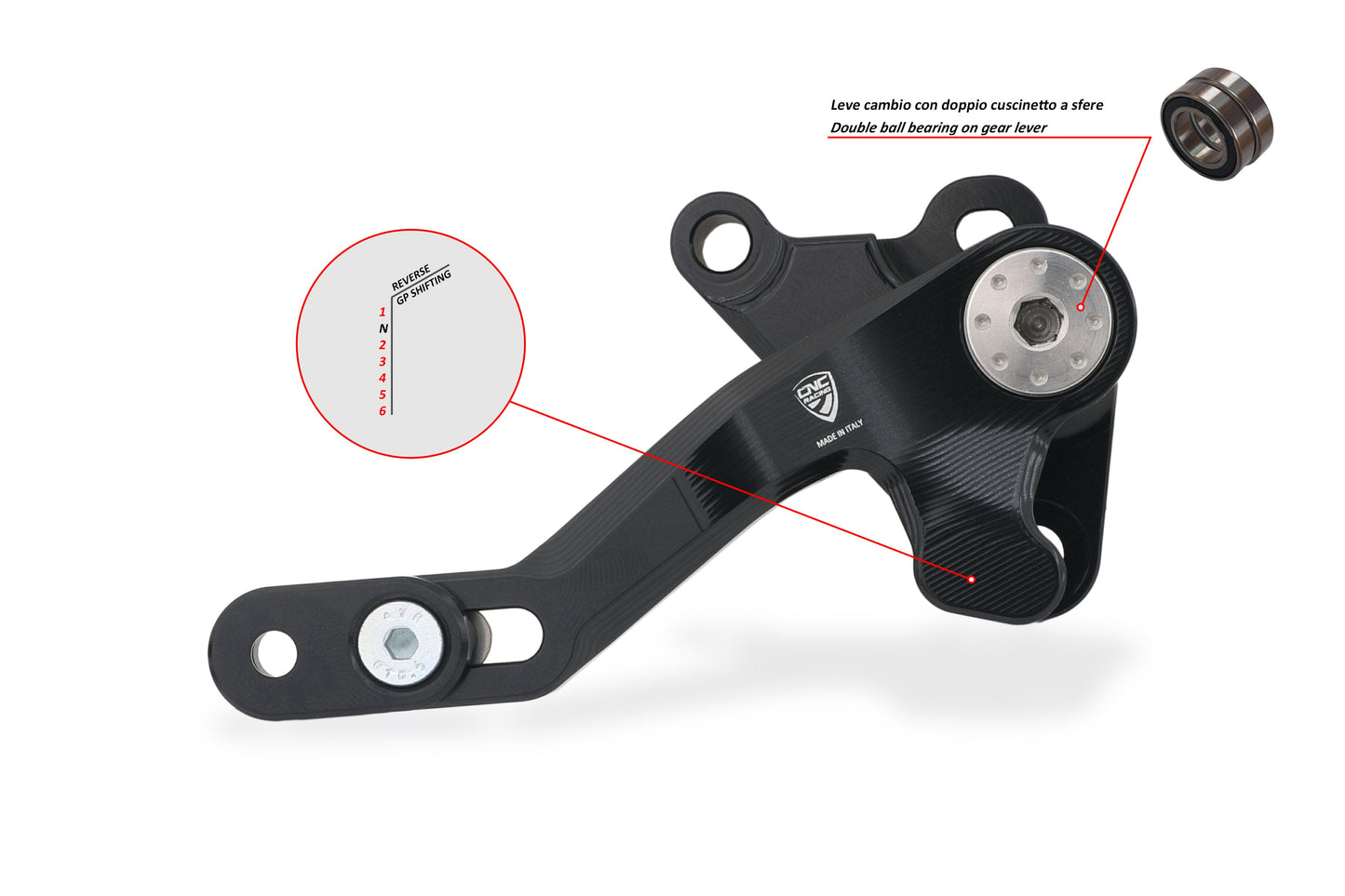 Reverse Shift (GP stijl) Schakelpedaal 'Slide' - Ducati Multistrada V4 S (2021-2024)