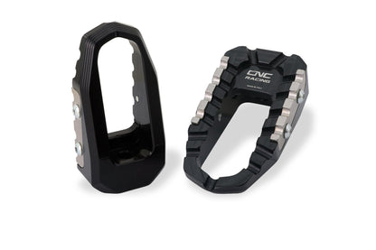Berijder voetsteunen set 'Touring' MV Agusta Brutale 800 RR LH44 (2018-2019) zwart vooraanzicht en achteraanzicht