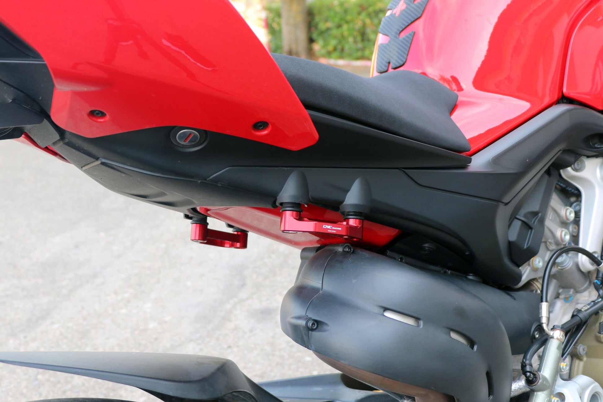Bagage haken / voetsteun eliminators Ducati Panigale V4 Tricolore (2025+)