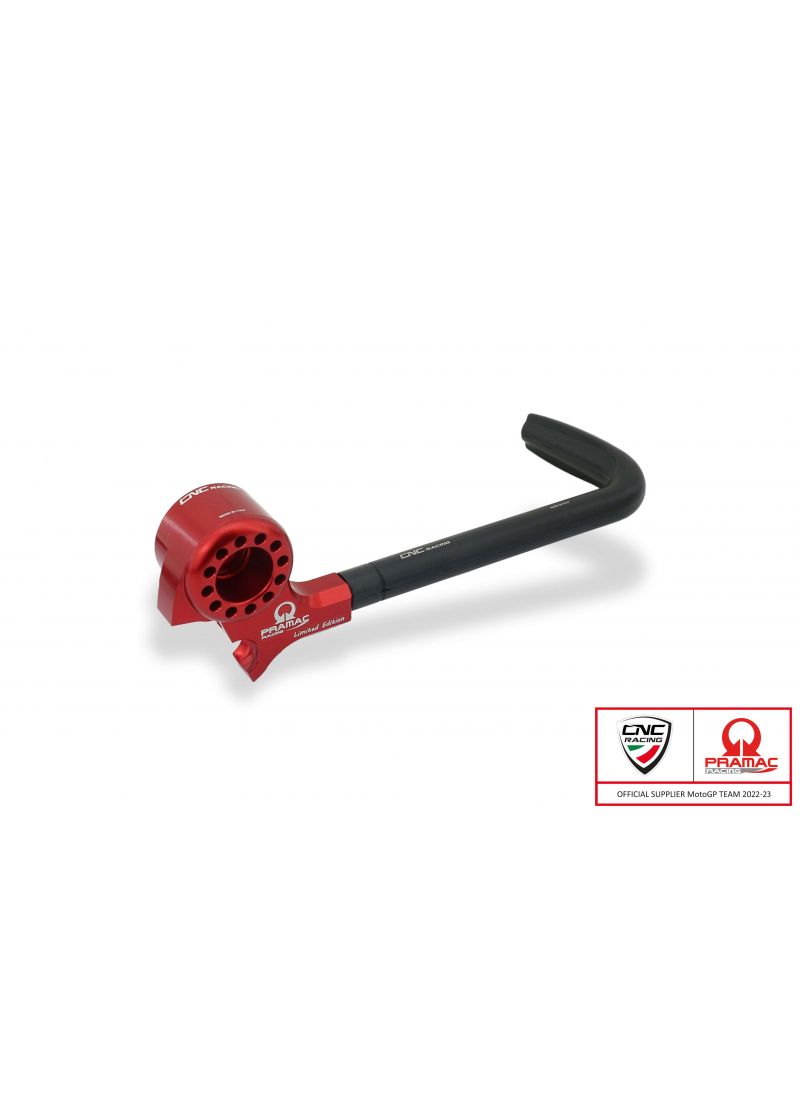 Front Brake Lever Guard with Bar-End Mirror Fitting - Pramac Racing Limited Edition Ducati Hypermotard 1100 (2007-2012)