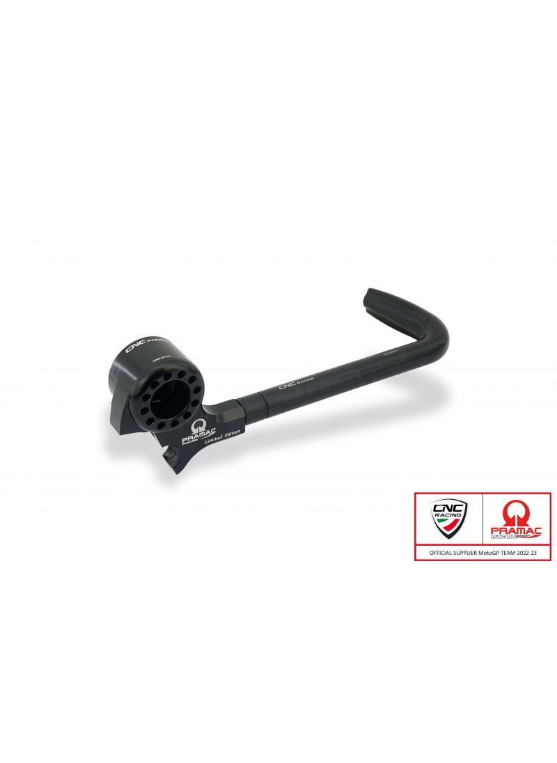Front Brake Lever Guard with Bar-End Mirror Fitting - Pramac Racing Limited Edition Ducati Hypermotard 1100 EVO (2010-2012)