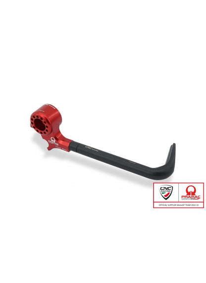 Front Brake Lever Guard with Bar-end Mirror Fitting-Pramac Racing Limited Edition Suzuki RMZ 450 (2008-2010)