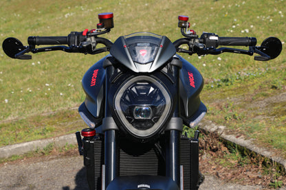 Rem handle protector with bar-end mirror mounting universal