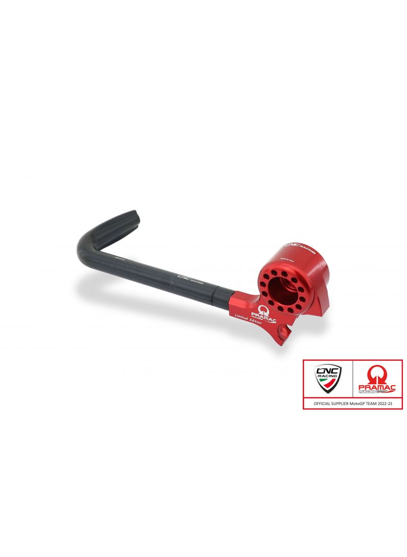Clutch Lever Guard with Bar-End Mirror Fitting - Pramac Racing Limited Edition Ducati Hypermotard 1100 EVO (2010-2012)