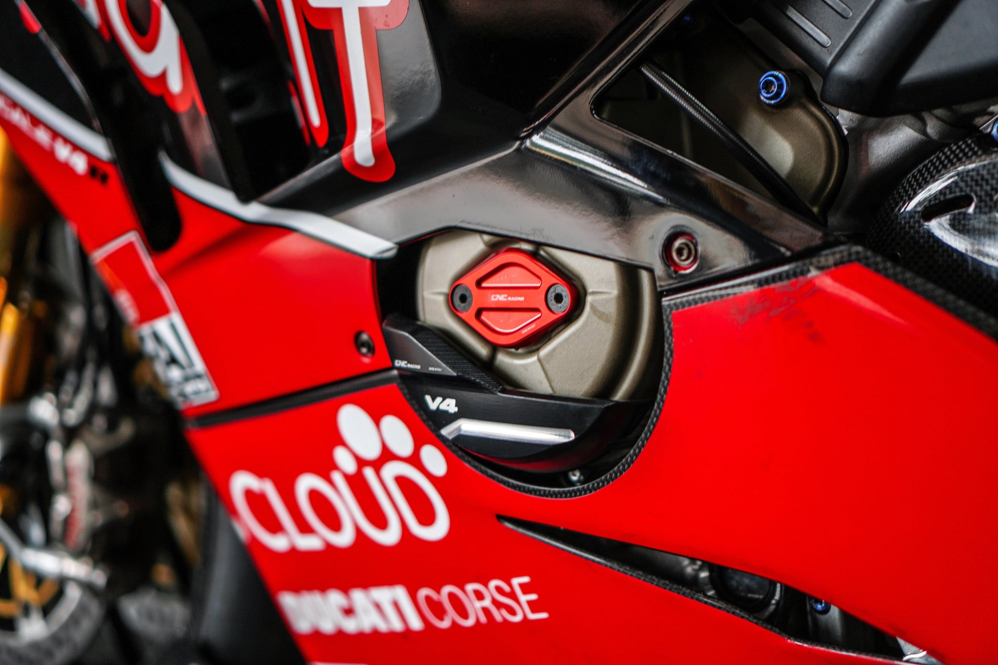 Timing Inspectie Cover Dynamodeksel Ducati Panigale V4 Tricolore Italia (2025+)