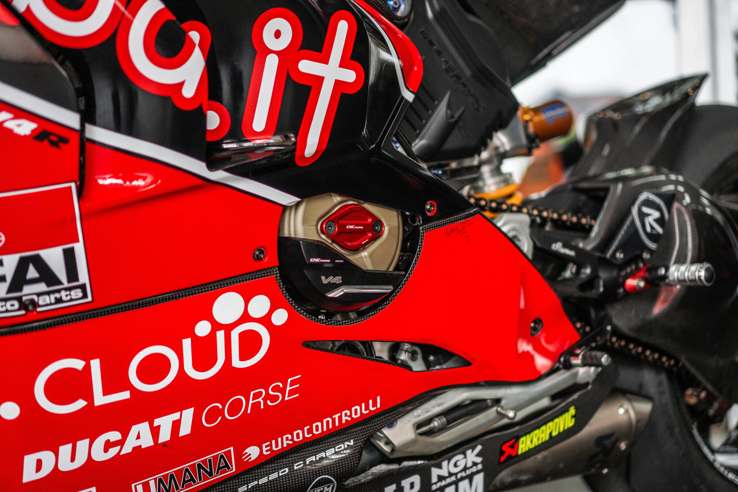 Timing Inspectie Cover Dynamodeksel Ducati Panigale V4 Tricolore Italia (2025+)