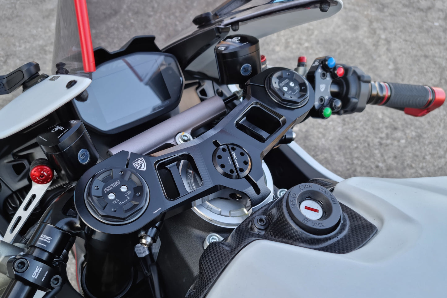 Bovenste kroonplaat Ducati 1199 Superleggera 2014