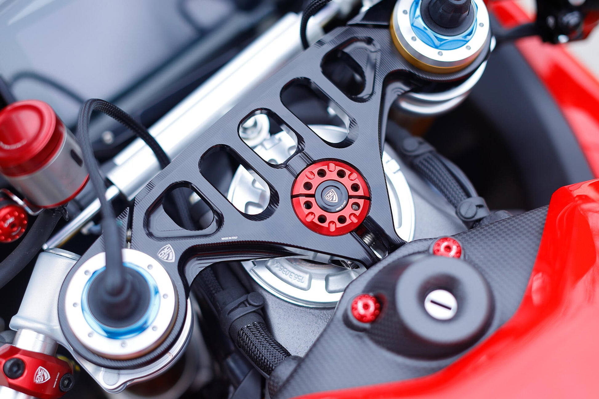 Bovenste kroonplaat moer Ducati Panigale V4 Tricolore (2025+)