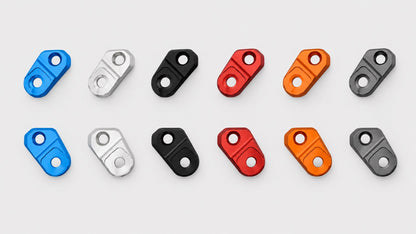 Optional adjustment brackets (2 pcs.) "Up & Down" for footrests from Lightech REMSCHIPSSES