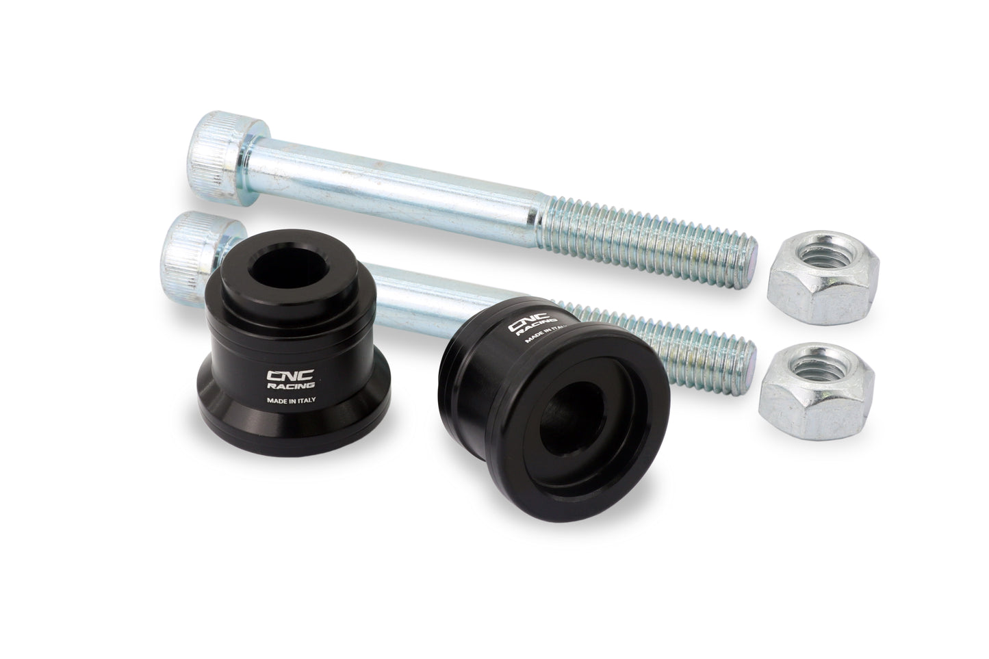 CNC Racing RM259B stuurverhogers 20mm in zwart voor Ducati Monster 950, met bouten en moeren
