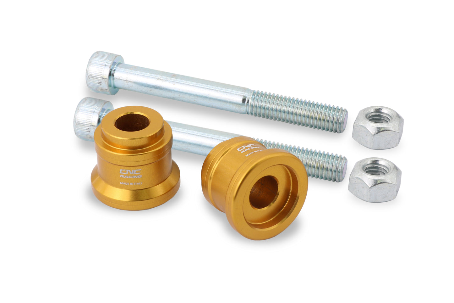 CNC Racing RM259G stuurverhogers 20mm in goud voor Ducati Monster 950, met bouten en moeren