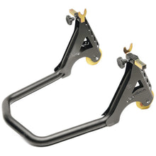 Verstevigde paddock stand twee wielen