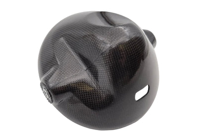 Linker aanzicht van volledig carbon koplamp behuizing voor Ducati Monster